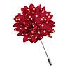 Revers pin dahlia dots groen zwart