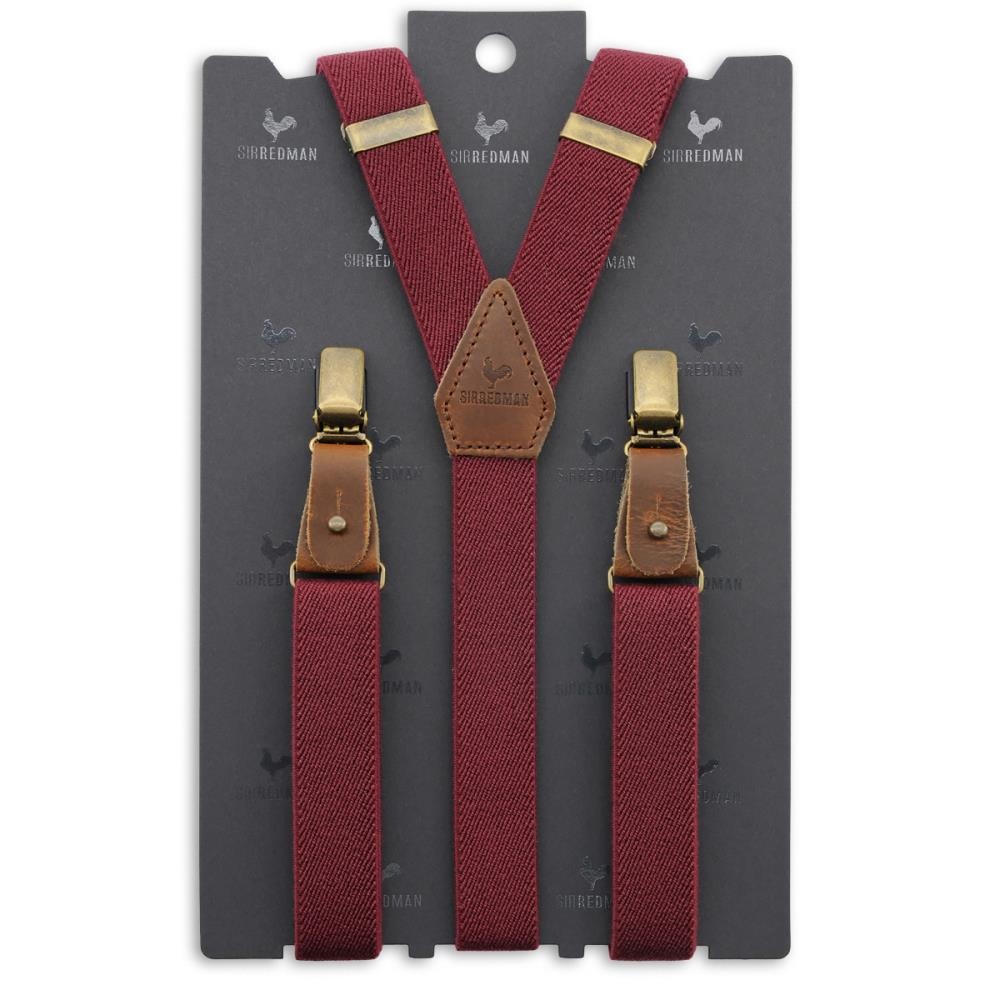 bretels Buck Burgundy - 2