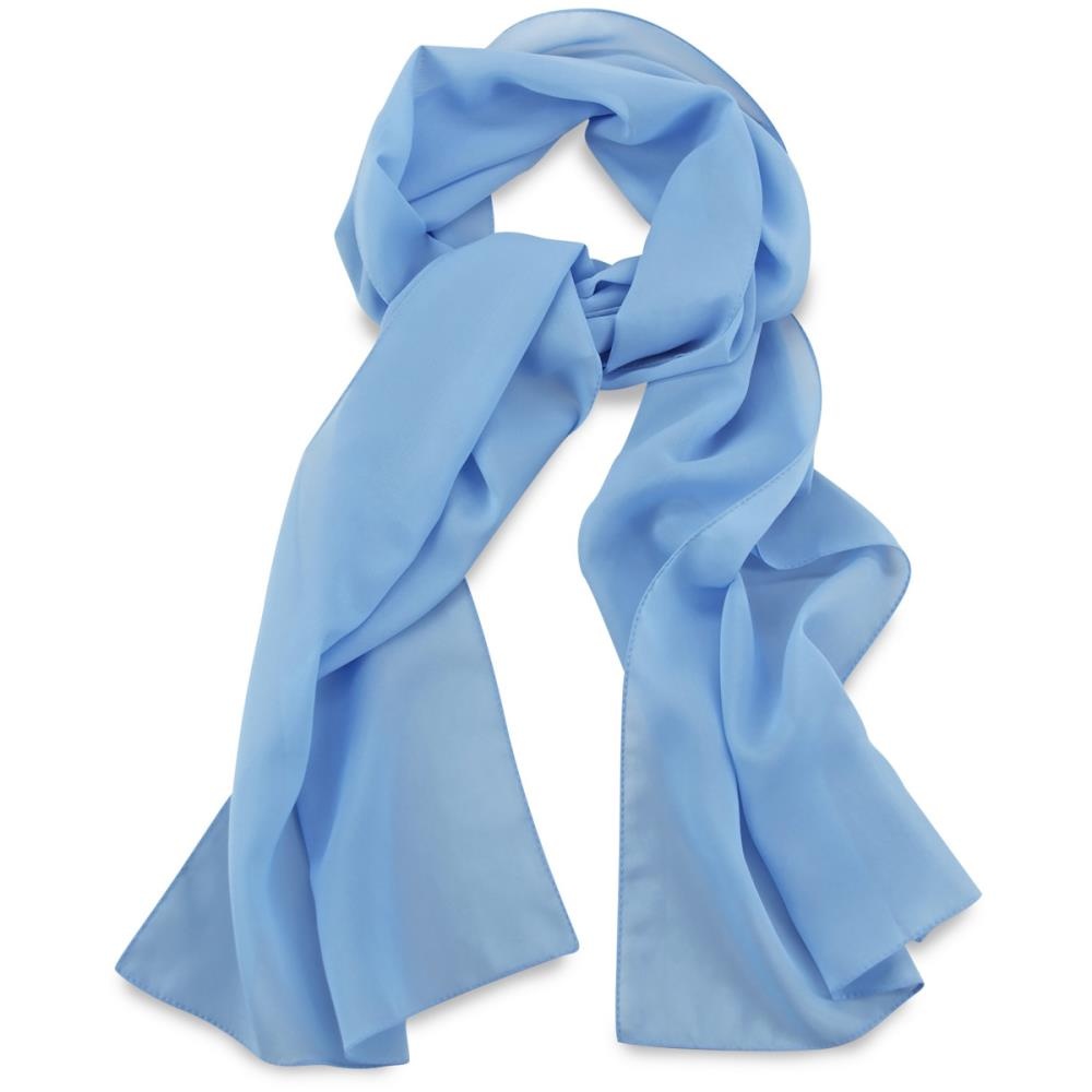 Sjaal uni lichtblauw - 1