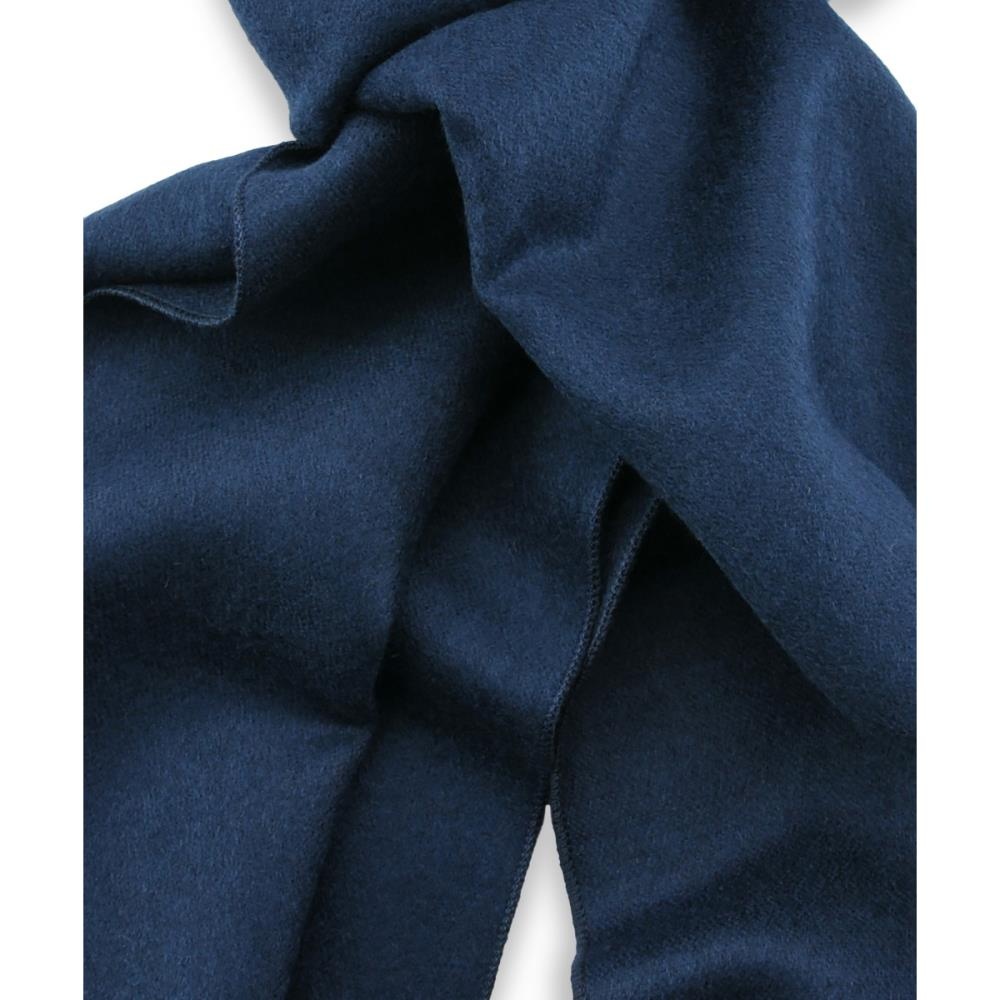 Unisex sjaal viscose marineblauw - 2